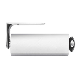 simplehuman wall mount paper towel holder mounted on wall saves counter space