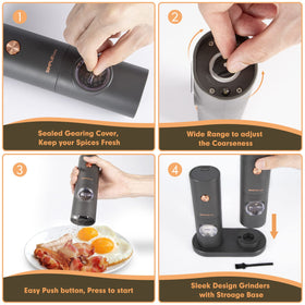 SIMPLETASTE 4 AAA battery-powered design with easy battery installation.