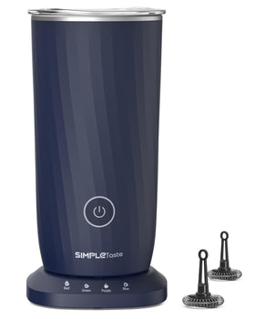 SIMPLETASTE Milk Frother 4-in-1 panel for easy cafe-style drinks at home.