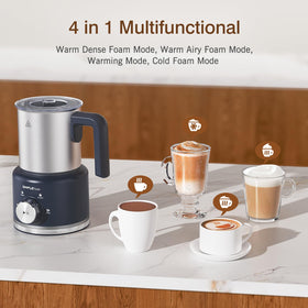 SIMPLETASTE Milk Frother cold-foam for refreshing iced drinks.