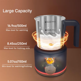SIMPLETASTE Milk Frother detachable-whisk simplifies cleaning after use.