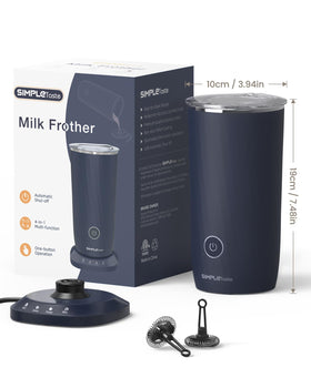 SIMPLETASTE Milk Frother easy-clean design for quick post-use cleanup.