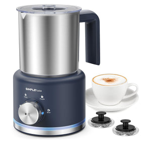 SIMPLETASTE Milk Frother hot-foam for cafe-style cappuccinos.