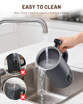 SIMPLETASTE non-stick interior simplifies post-use cleaning.