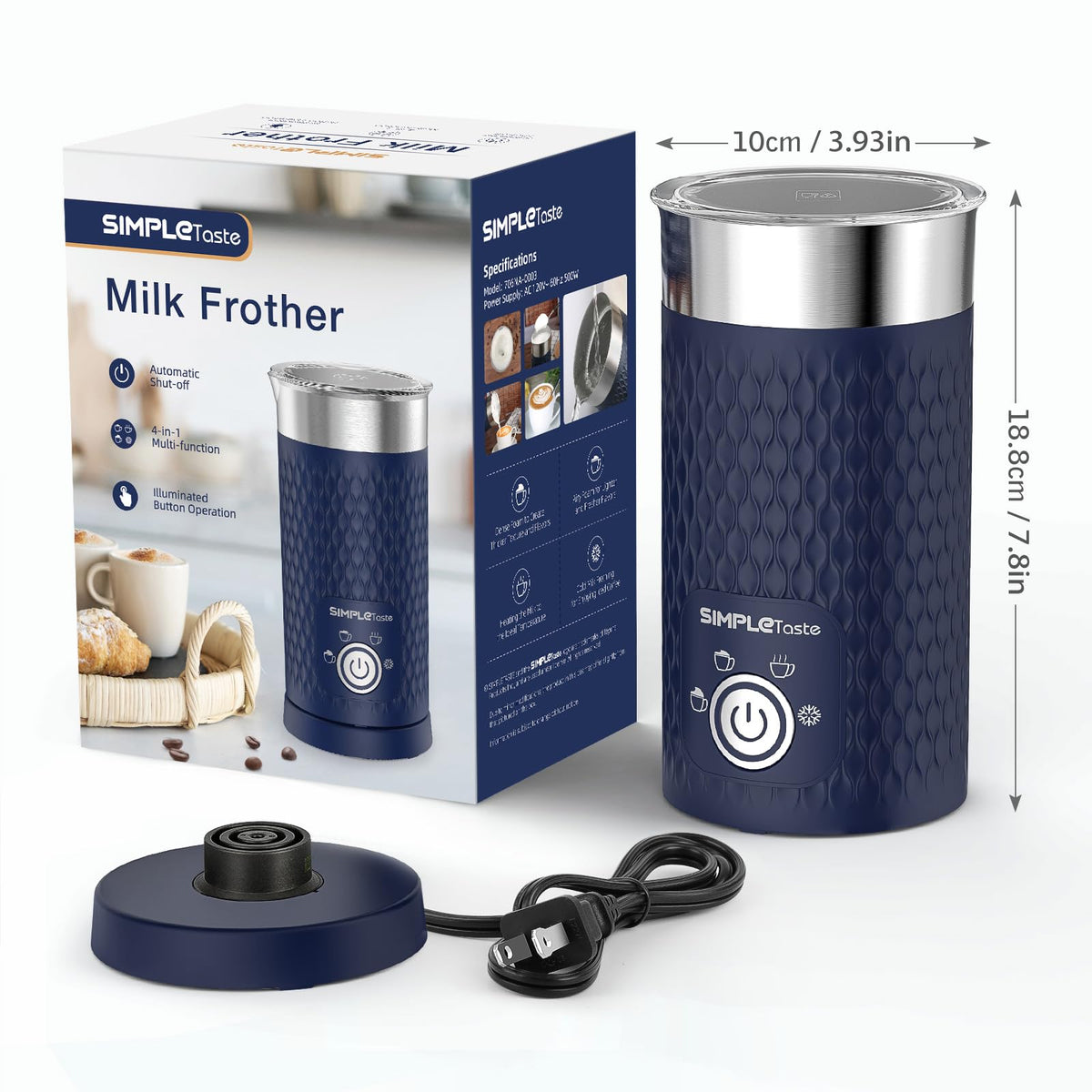 SimpleTaste warm milk for hot chocolate or matcha without burnt edges