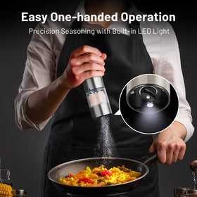 SIMPLETASTE grinder designed for one-handed operation.