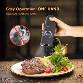 SIMPLETASTE grinder stand base keeps your counter organized while you cook.