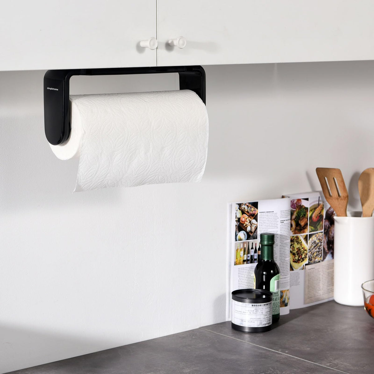 Simpletome adaptive tension arm demonstrates roll-length responsive tearing