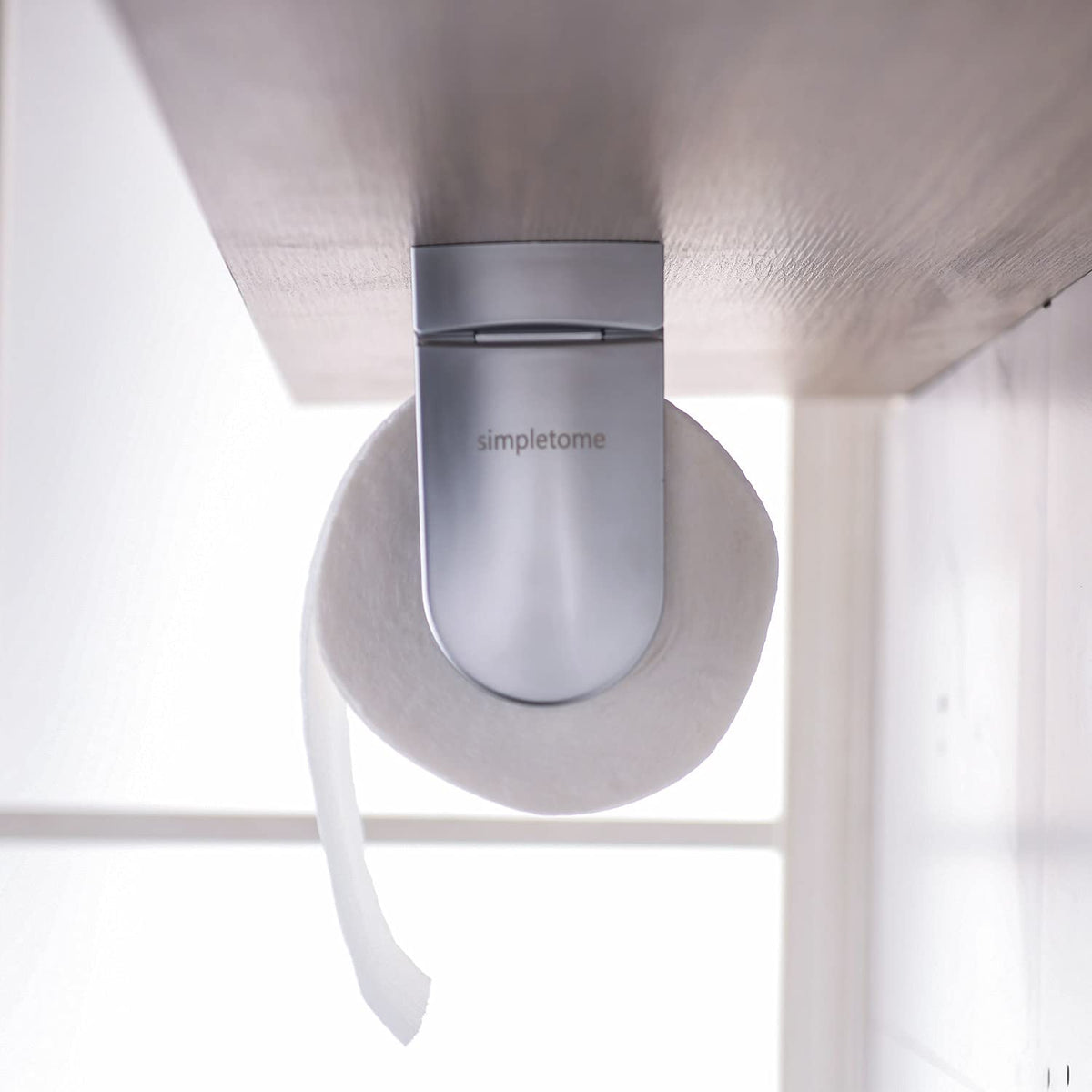 Simpletome adhesive-tape tips help secure installation on smooth surfaces.