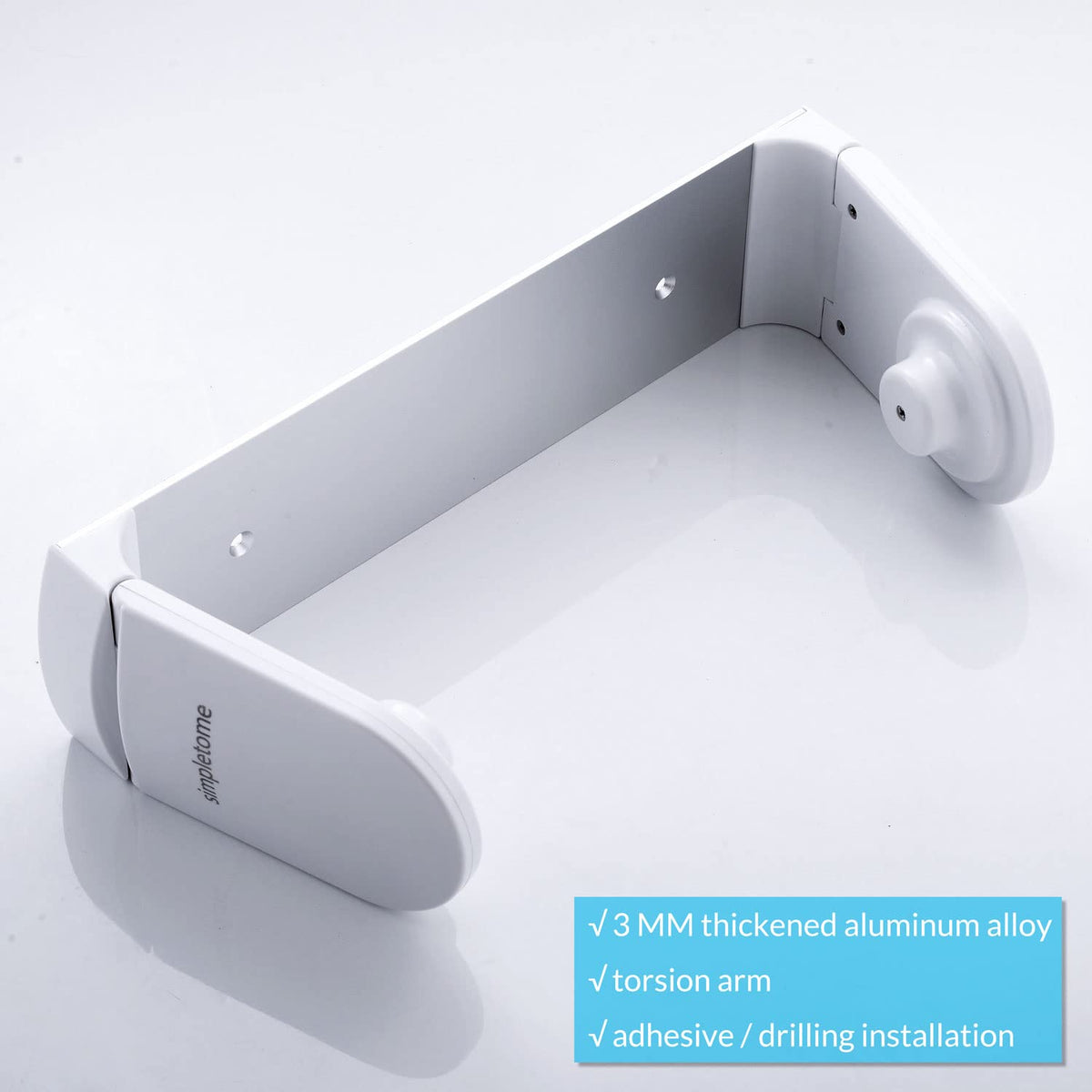 Durable aluminum alloy and ABS construction for daily use.