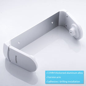 Durable aluminum alloy and ABS construction for daily use.