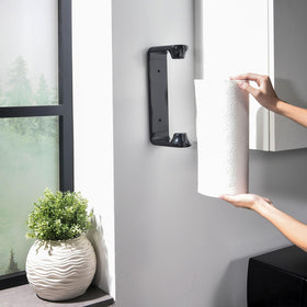 Durable ABS plastic body of Simpletome black towel holder