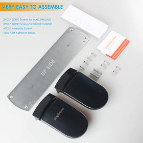 Simpletome ONE-Hand Tear Holder back-adhesive tape setup shows quick, tool-free installation.