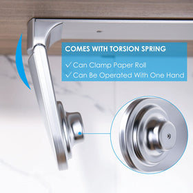Simpletome pearl chrome silver finish adds modern style to your kitchen.