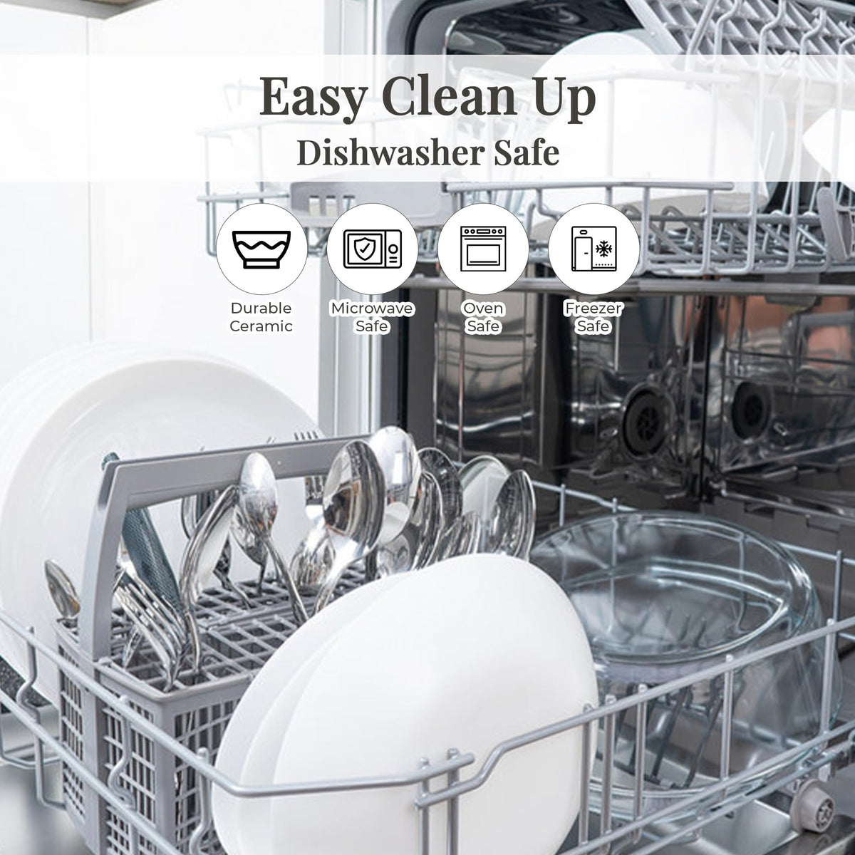 Simply Caroline farmhouse setting enhances everyday kitchen beauty.
