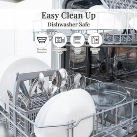 Simply Caroline farmhouse setting enhances everyday kitchen beauty.