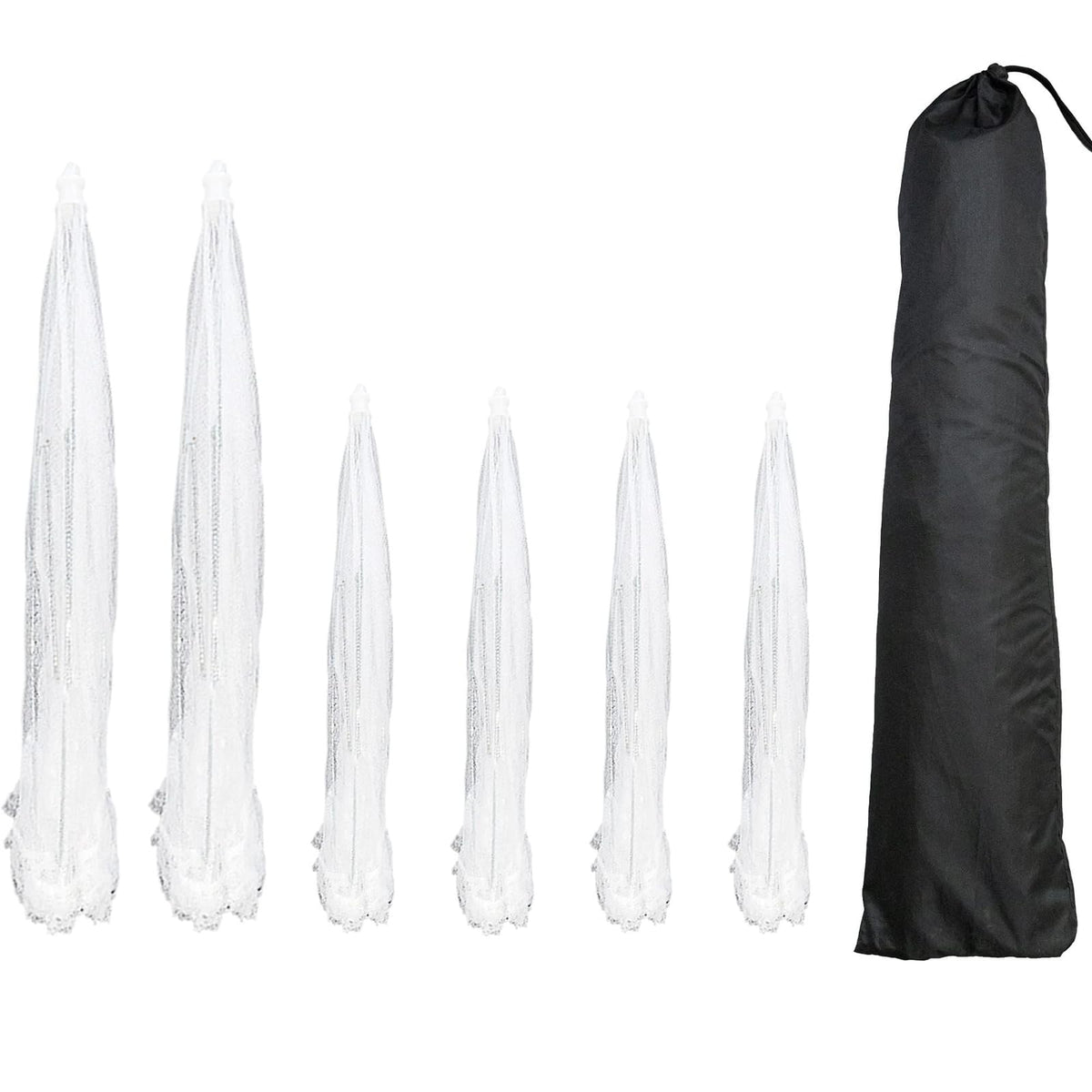Simply Genius collapsible mesh cover protects dishes while folding flat for storage.
