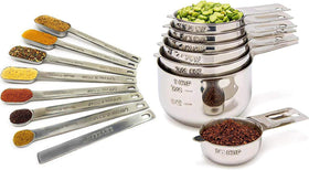 Simply Gourmet 15-piece measuring cups for precise dry and liquid ingredients.