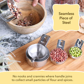 Simply Gourmet 304 stainless steel construction resists rust for lasting performance.