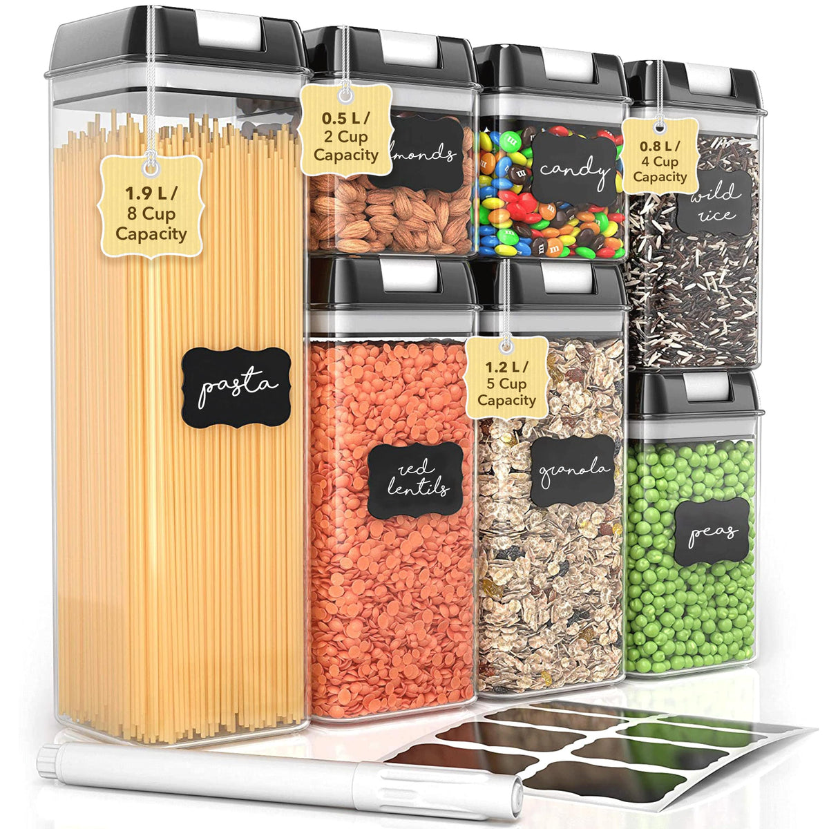 Simply Gourmet airtight container lids for secure freshness and moisture protection.