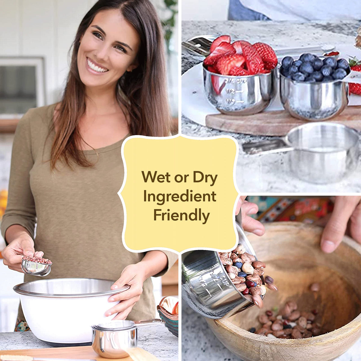 Simply Gourmet half-cup cup captures small amounts with steady, mess-free pours.