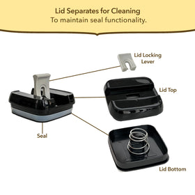 Simply Gourmet versatile storage for crafts, pet food, and office supplies.