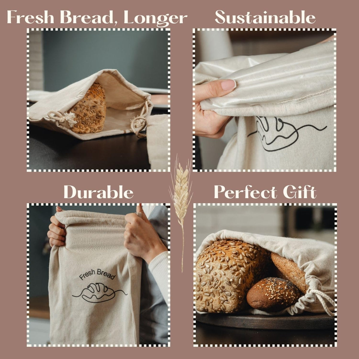 Great for sourdough storage and everyday bread at home.