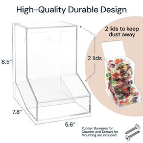 SimplyImagine Acrylic Candy Dispenser can serve as a cereal container
