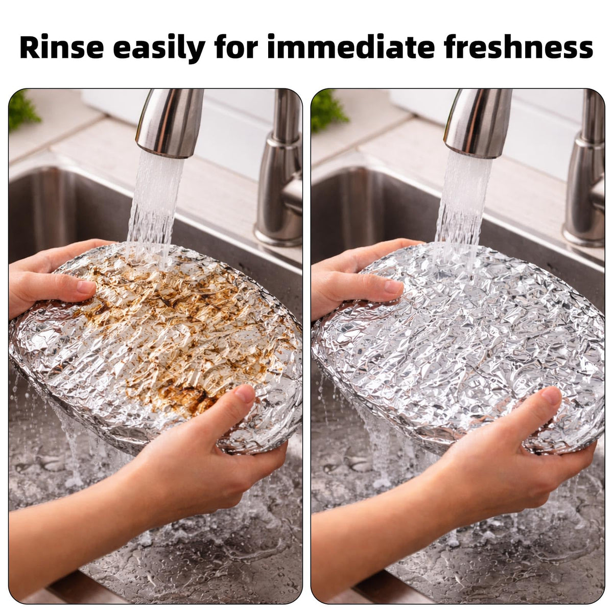 Sinbana picnic-foil cover safeguards meals during outdoor dining.