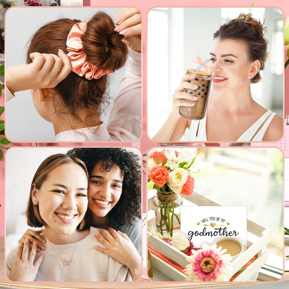 Singhoow pink color theme enhances gift presentation