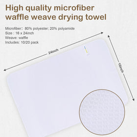 SINLAND sublimation towel 16x24 folded, compact and ready for DIY projects.