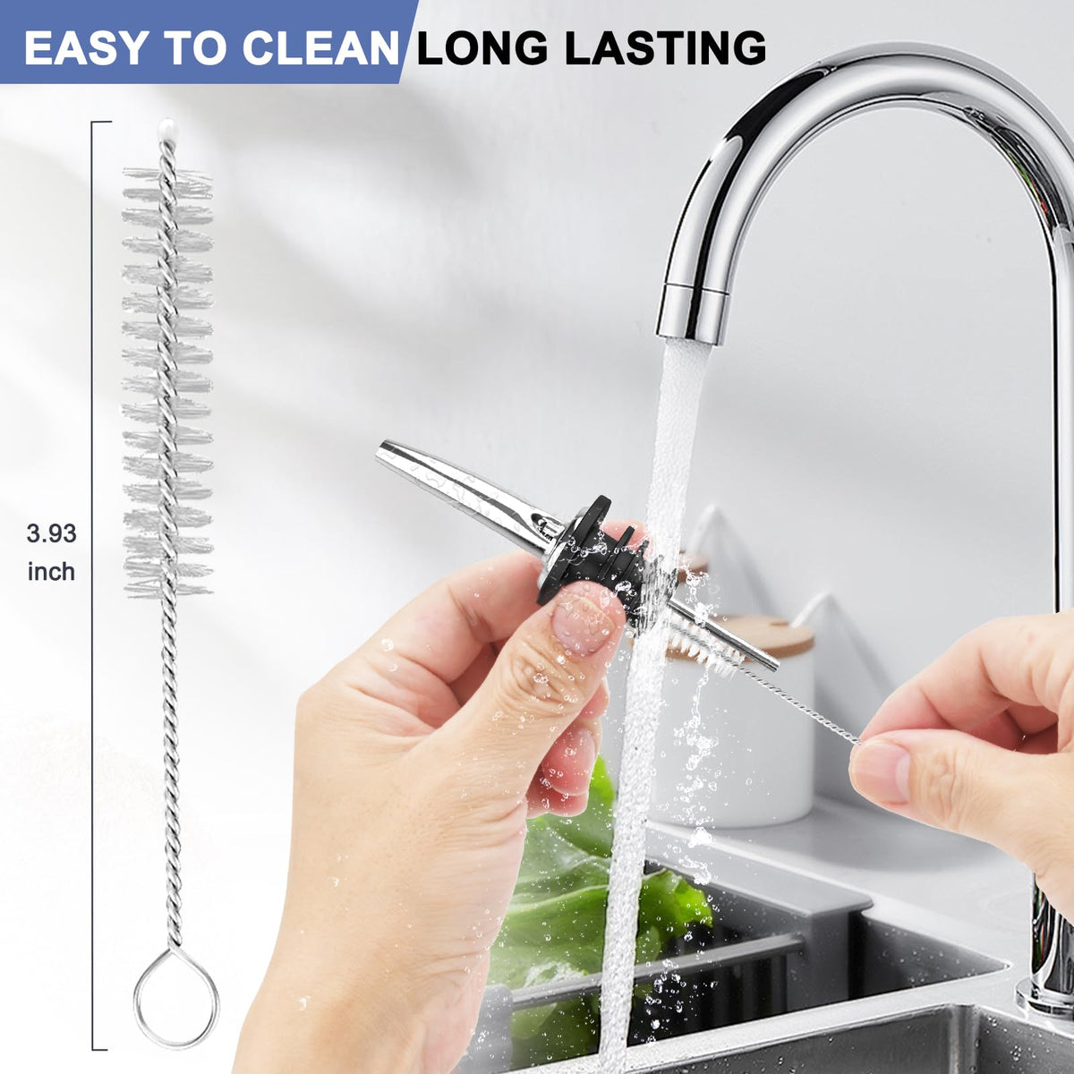 SINLUCESCE five-layer rubber sizing fits most standard bottle necks securely