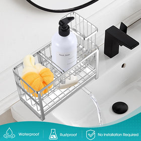Sinnsally sink caddy packaging includes a ready-to-use unit for instant setup.