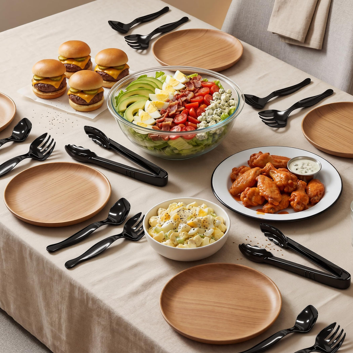 Sinoome black color neutral aesthetic suited for multiple events.