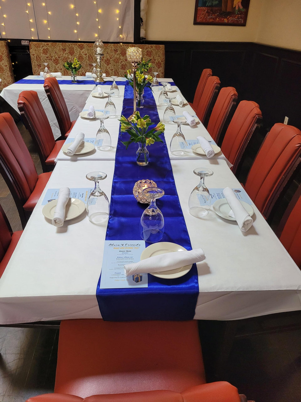 SINSSOWL ten-piece pack ready for decorating multiple tables efficiently
