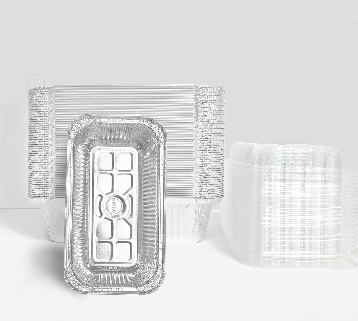 SINTOP transparent-dome lid on pan showcases food while sealing freshness.