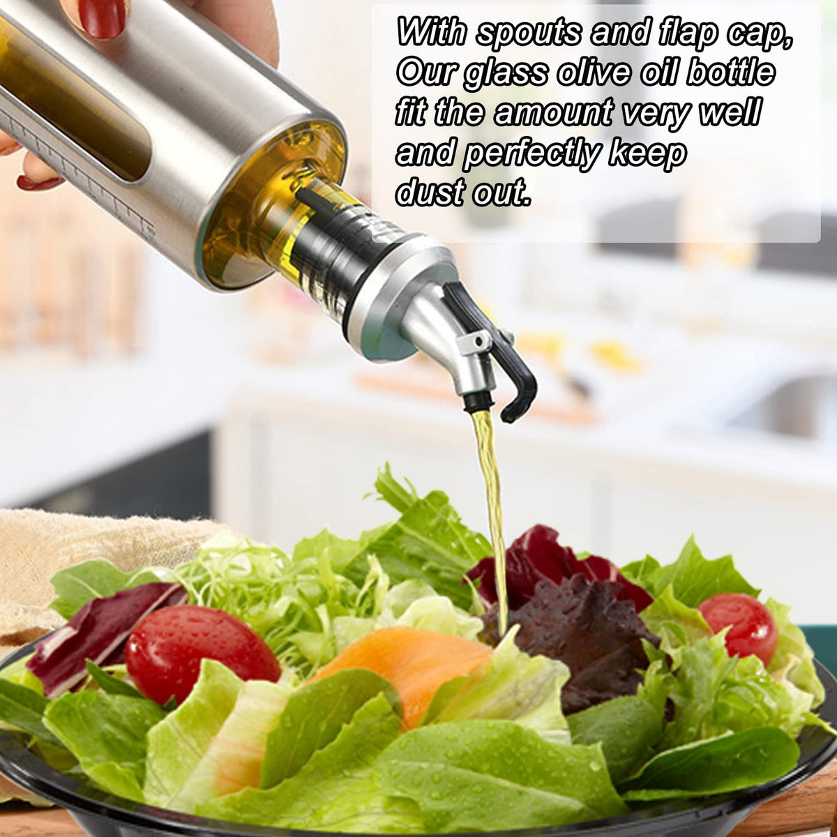 Sinyway funnel makes refilling clean and easy without spills.