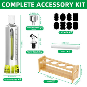 Sinyway kitchen shelf for oil dispenser keeps bottles neat and accessible.