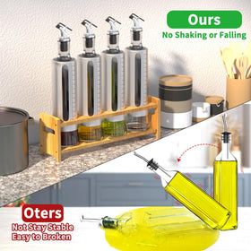 Sinyway non-drip pour spouts reduce mess and waste during pouring.