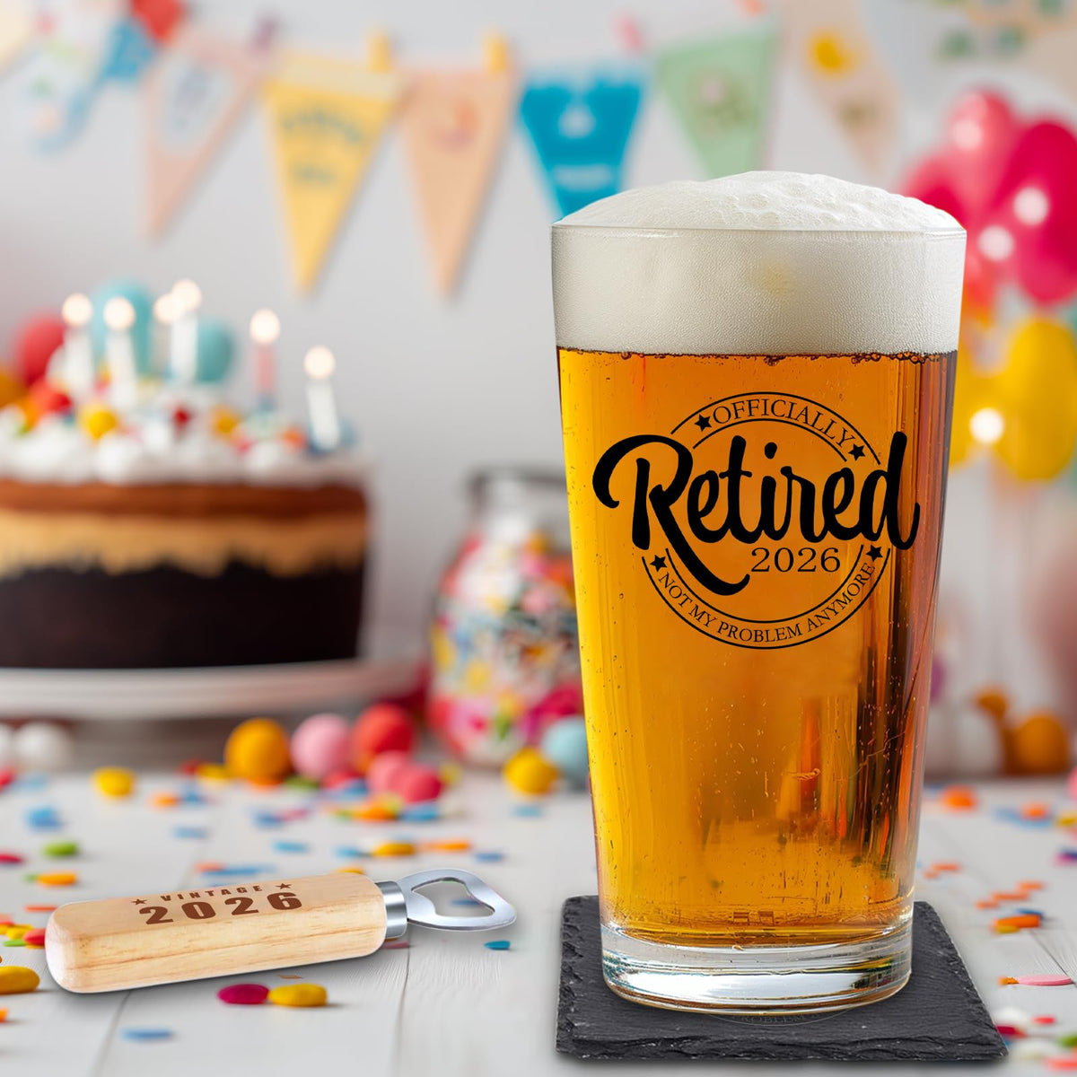 SIPBYSOP stone coaster preserves surfaces during lively retirement gatherings