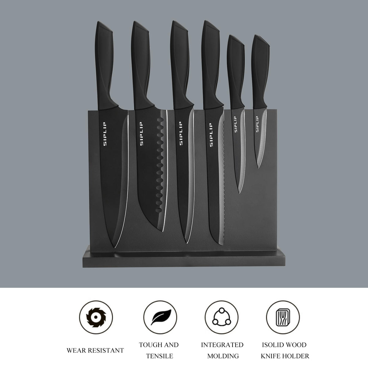 SipLip magnetic holder close-up showing secure knife storage