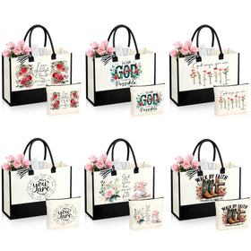 SiplyHaven God Within Her tote bag design, durable canvas for daily essentials.