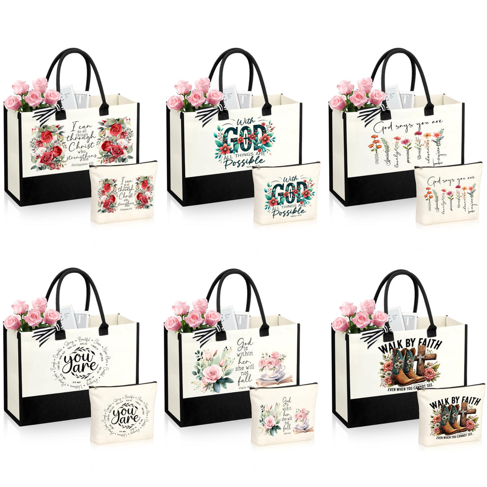 SiplyHaven God Within Her tote bag design, durable canvas for daily essentials.