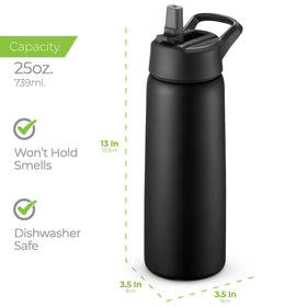 SIPX 18/8 stainless steel resists rust and flavor transfer.