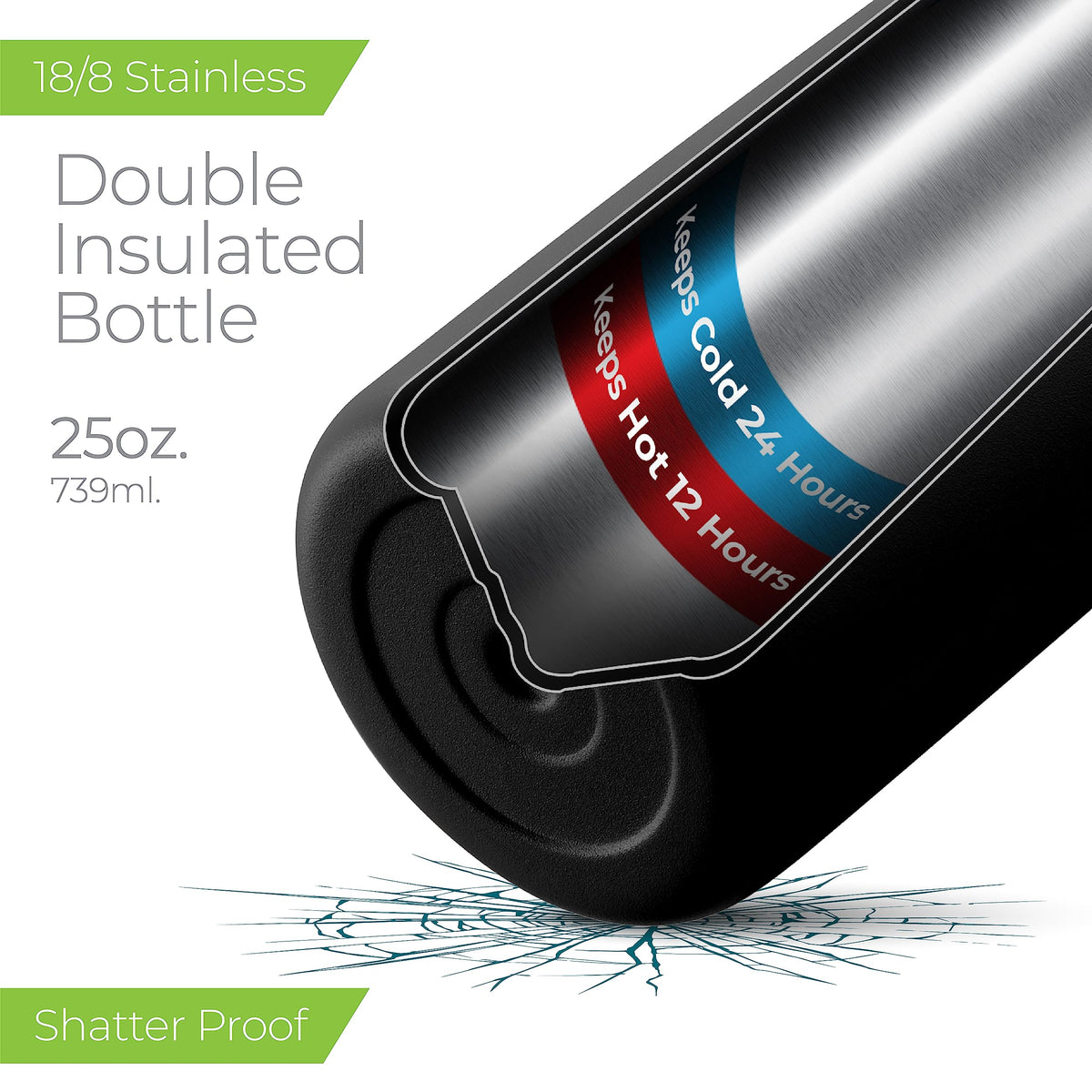 SIPX bottle with straw lid enables easy sipping during workouts.