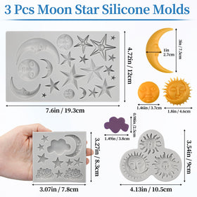 SIQINZONGWA sun face silicone mold enhances fondant with clean release.