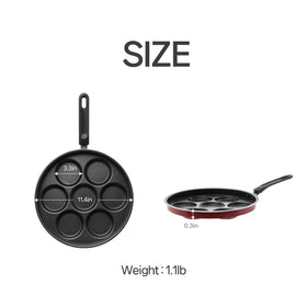 Sisem 7-Cup Eggpan breakfast setup for a complete morning spread.
