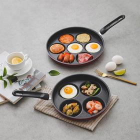 Sisem 7-Cup Eggpan compact storage ideal for small kitchens.