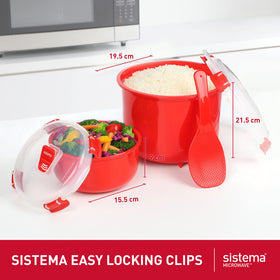 Sistema Heat & Eat non-stick rice spoon for mess-free serving