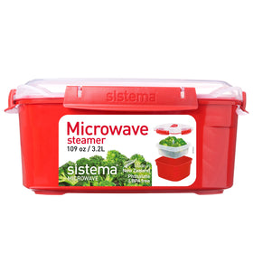Sistema Heat & Eat steamer basket removable para facilitar levantar la comida cocida
